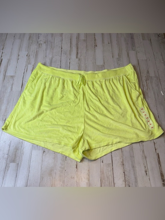 Old Navy Pants - Old Navy Terry cloth,Neon Yellow Athletic Lounge Shorts plus size 4X